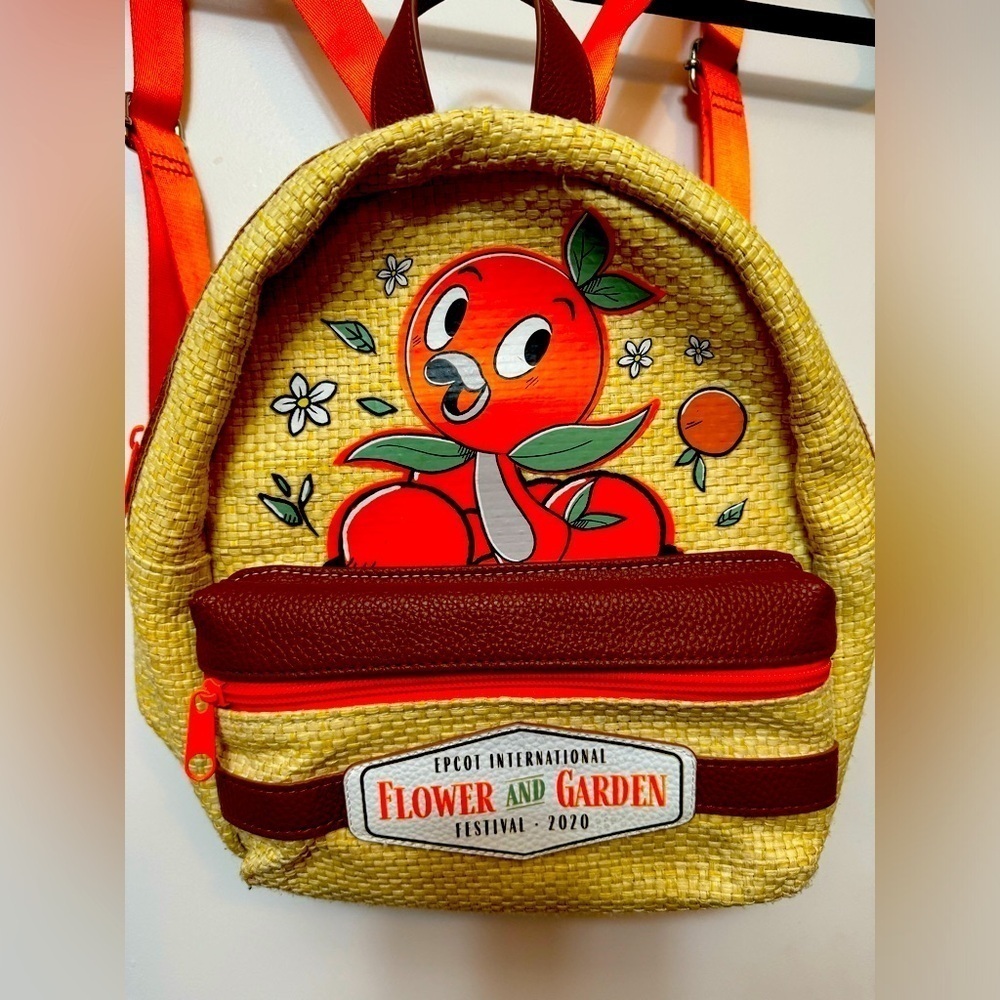 Disney Parks WDW 2020 EPCOT Flower & Garden Festival Orange Bird Backpack